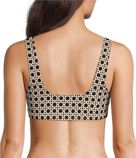 Alex Marie Signature Sculpt Geo Lattice Mid Rise Swim Bottom Product Image