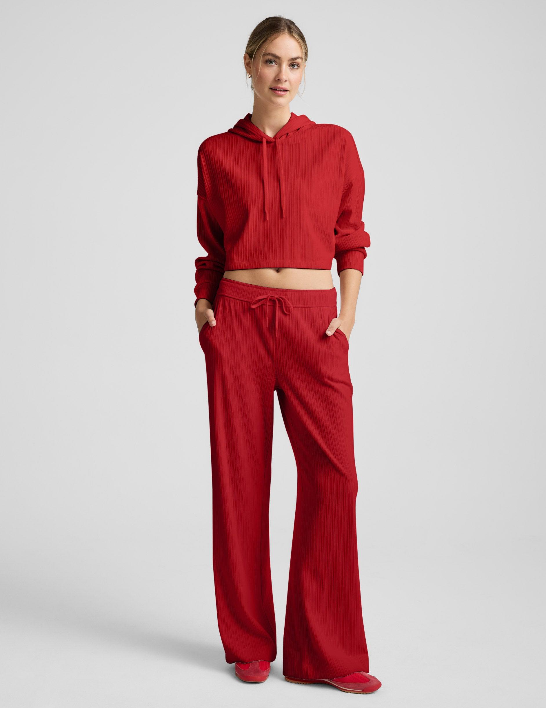 Breathe Easy Ribbed Wide Leg Pant Product Image