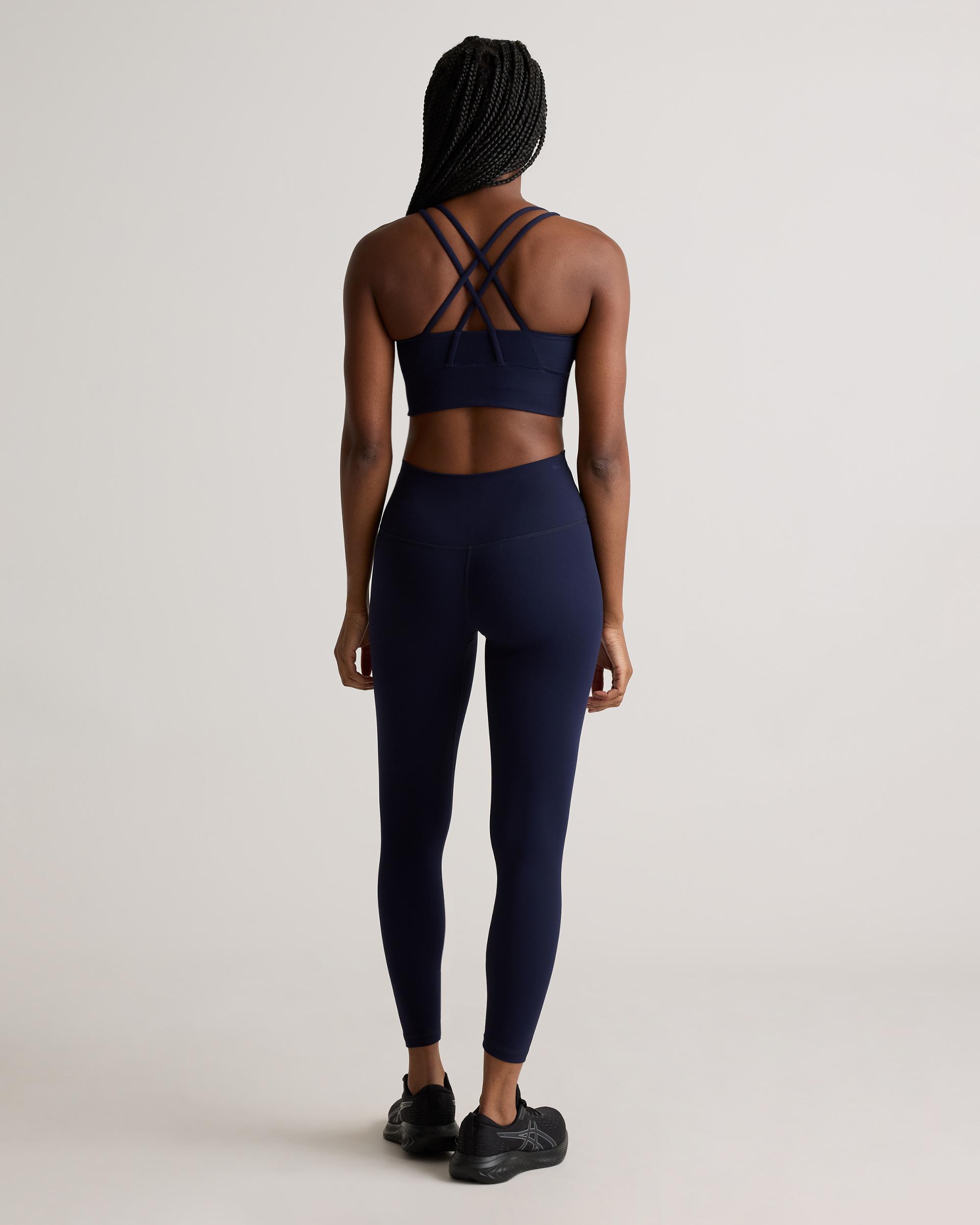 Quince | Women's Power-Up Long Line Strappy Sports Bra Size XS, Nylon/Spandex Product Image