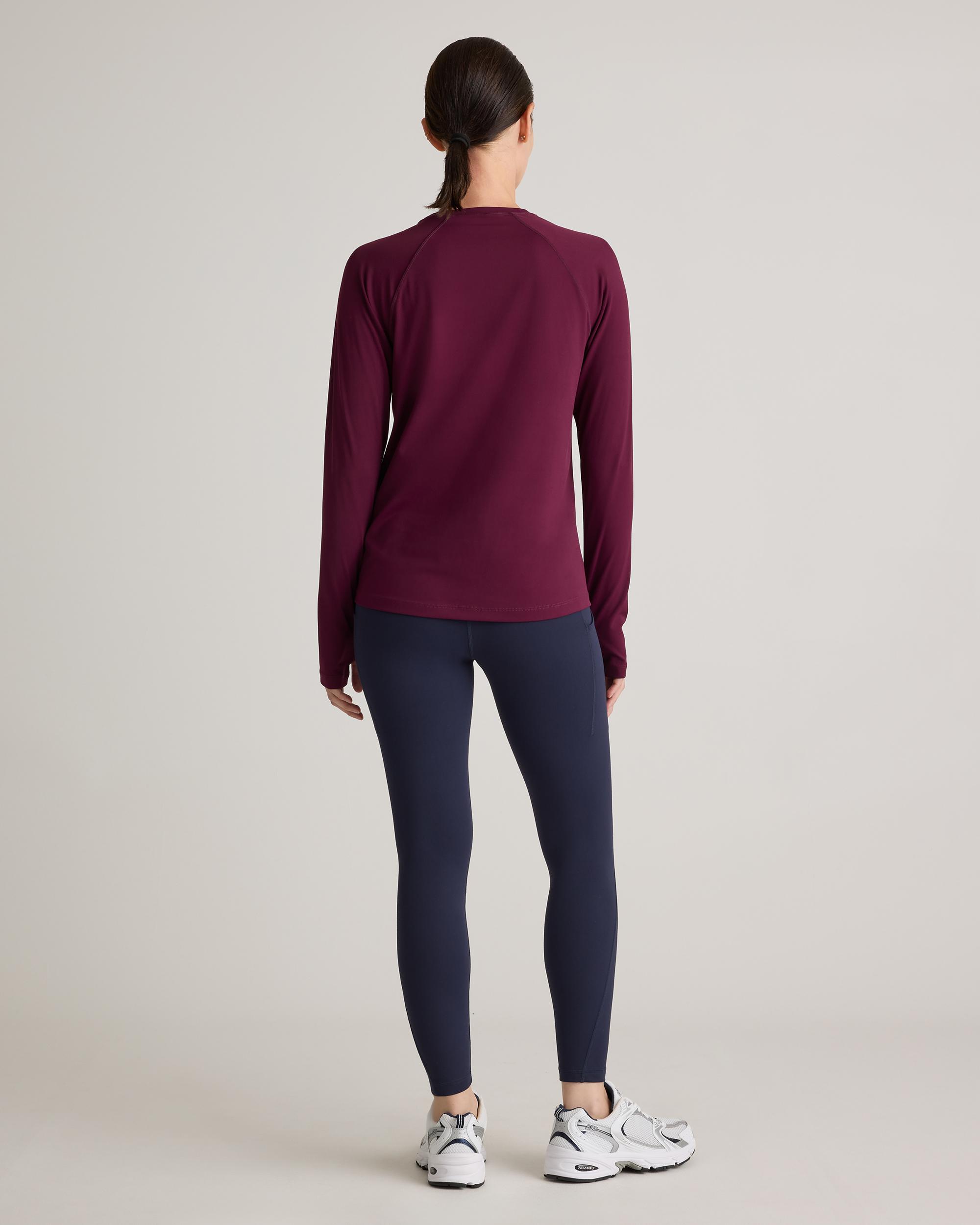 Quince | Women's Ultra-Form Long Sleeve Top Size XL, Nylon/Spandex Product Image