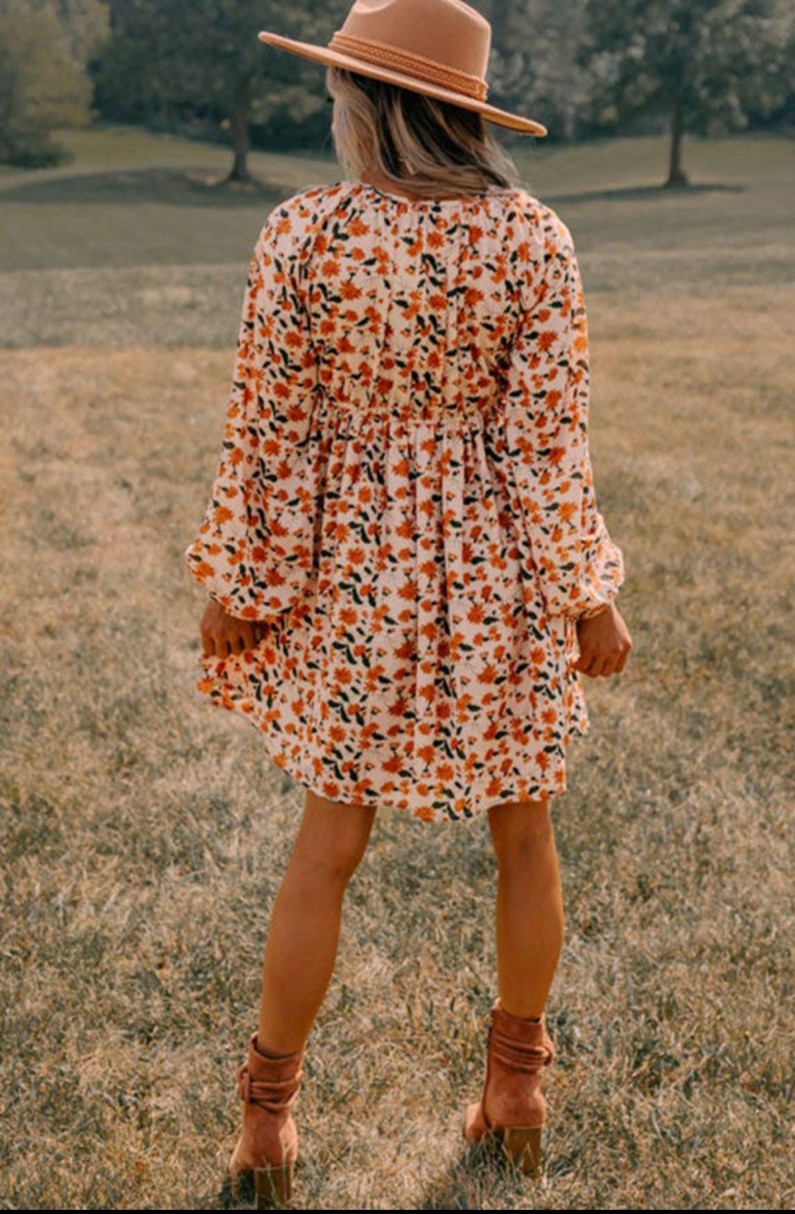 Fall Smocking Dress Product Image