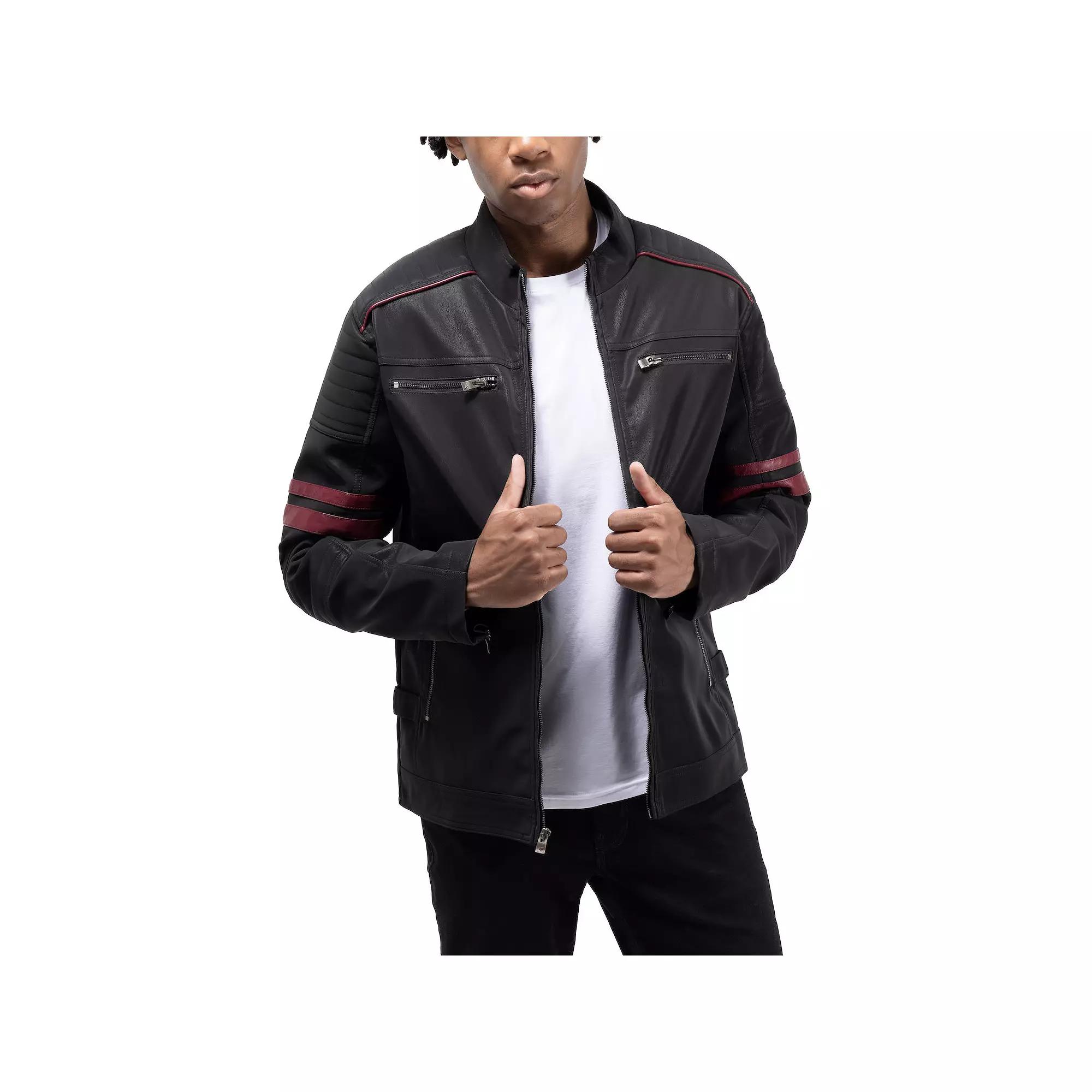Men's Xray Faux Leather Jacket,  Product Image