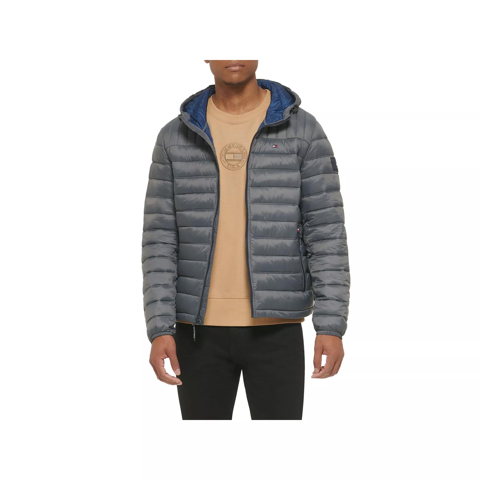Men's Tommy Hilfiger Hooded Puffer Jacket,  Product Image