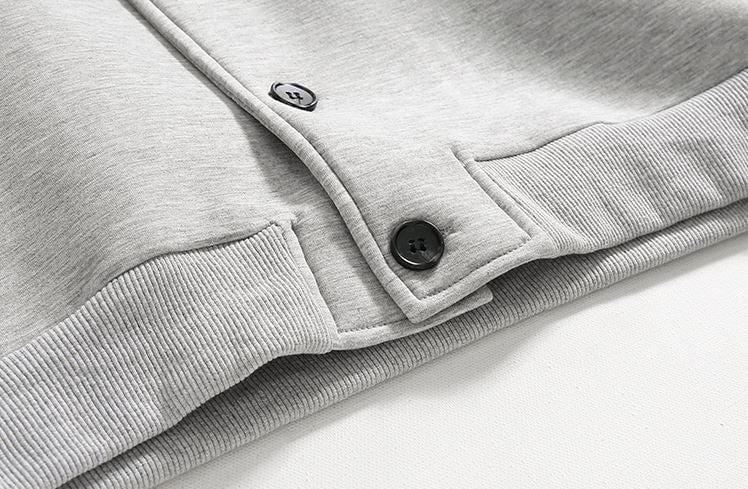 RT No. 5418 OVERSIZE BUTTON-UP HOODIE JK Product Image