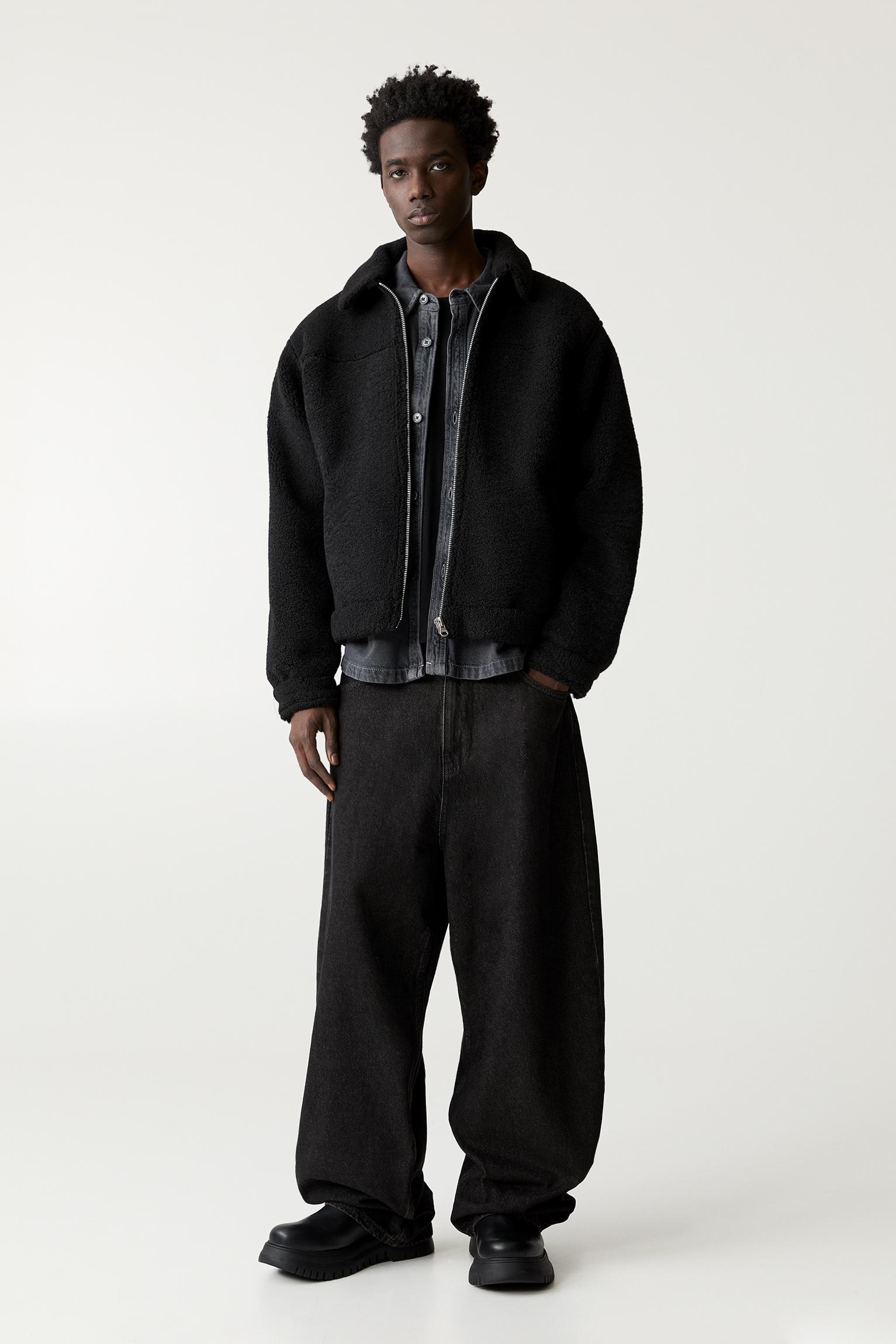 Faux shearling jacket Product Image