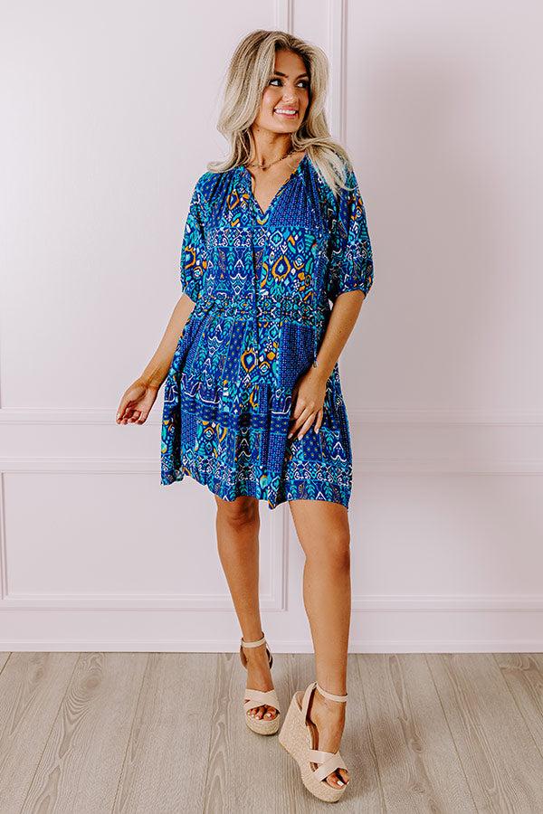 Date Night In Capri Mini Dress Product Image