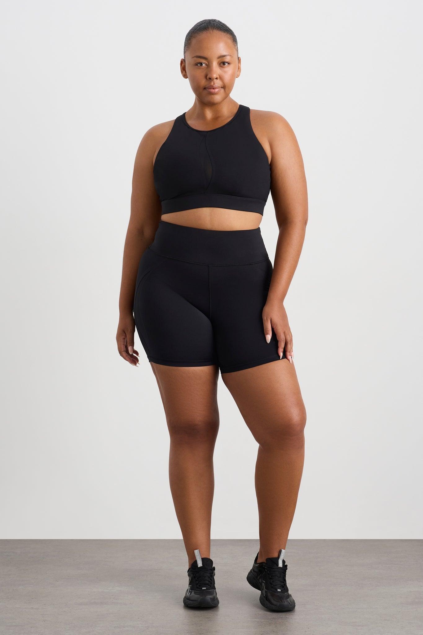 Spliced Mesh Sports Bra 370 Product Image