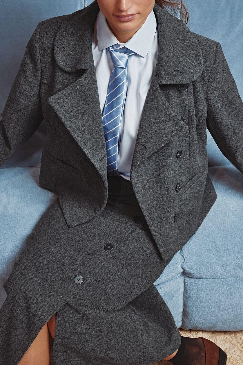 Asymmetric Buttoned Short Jacket Product Image