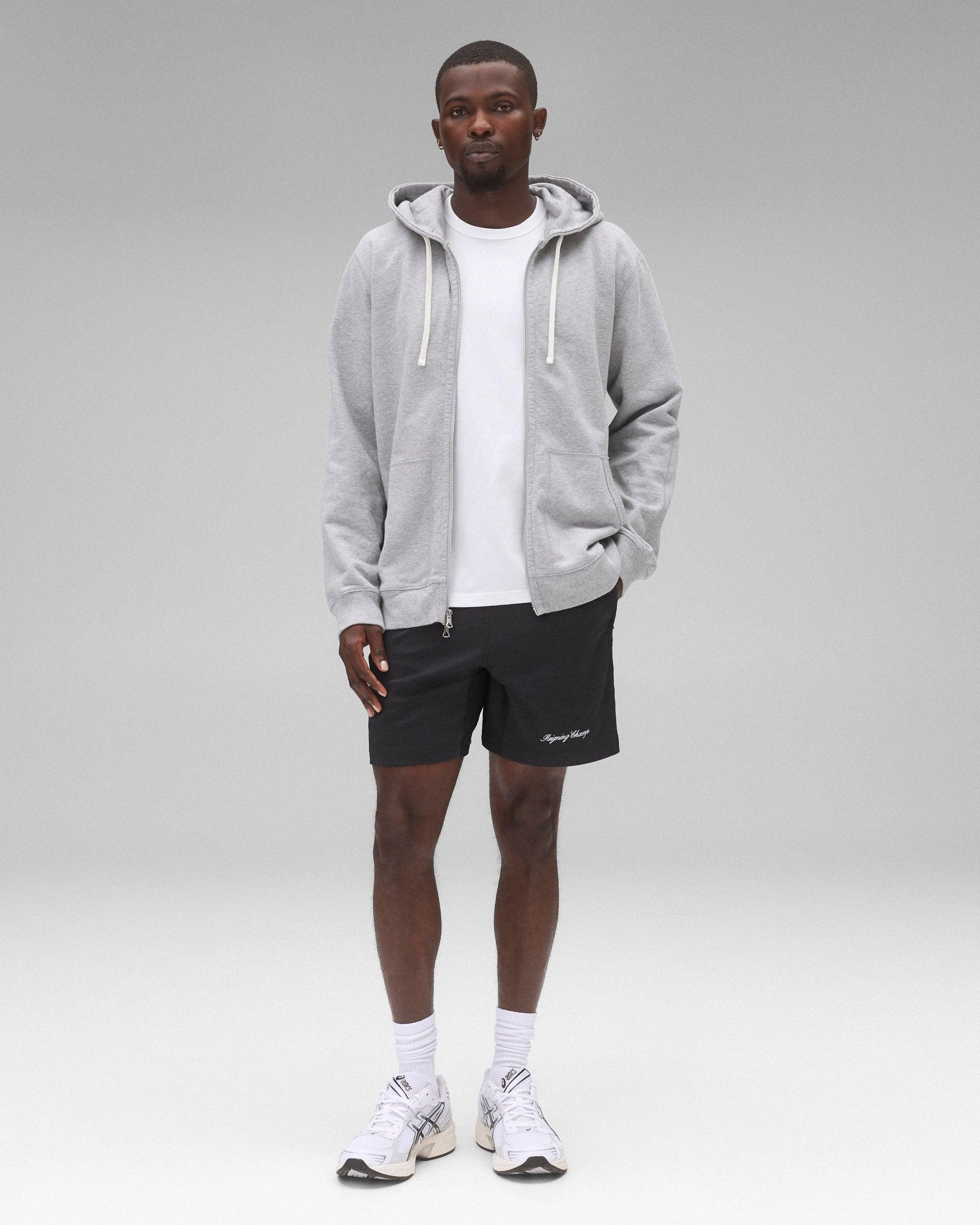 Midweight Terry Classic Full Zip Hoodie - Vault Male Product Image