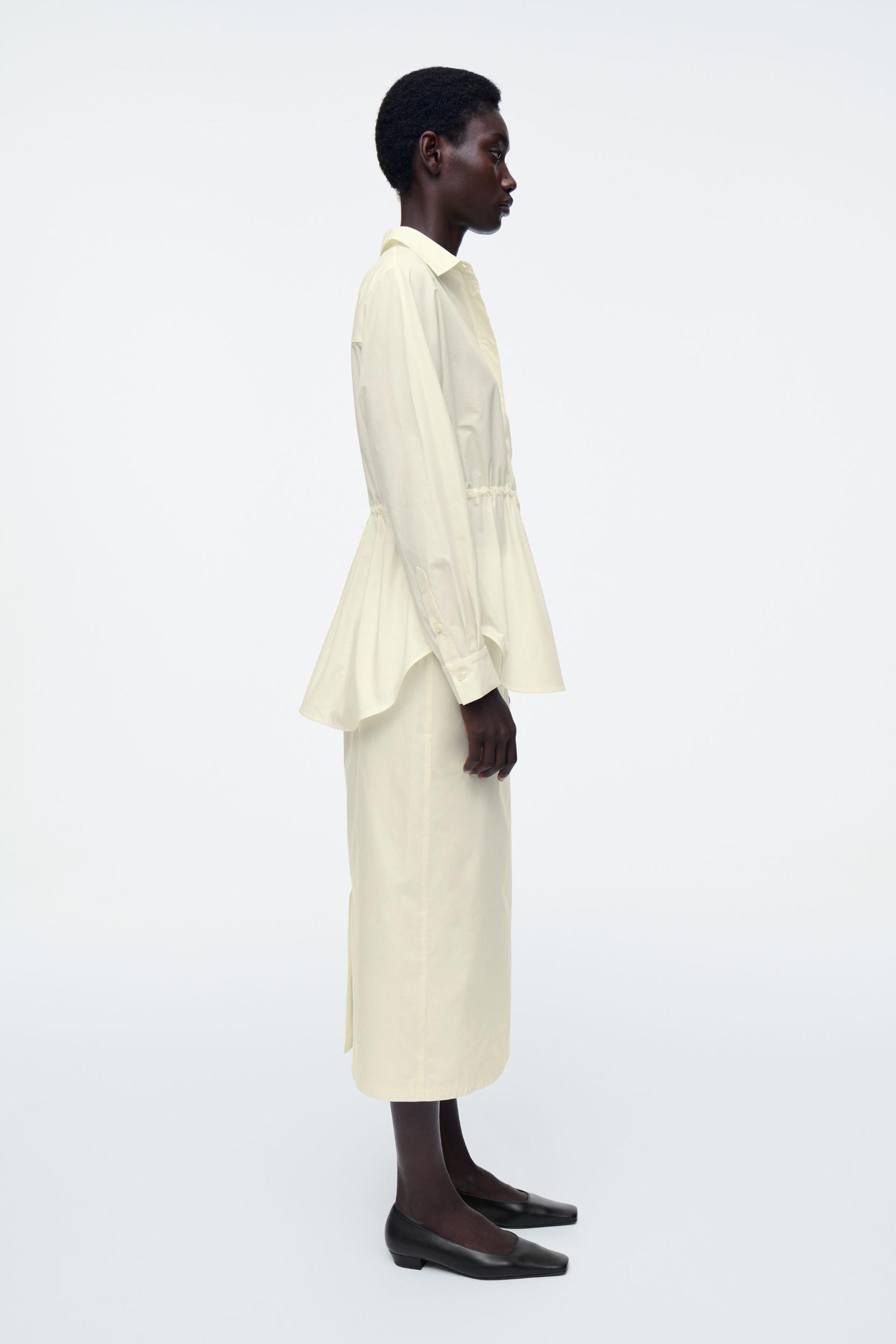 DRAWSTRING-WAIST SHIRT Product Image