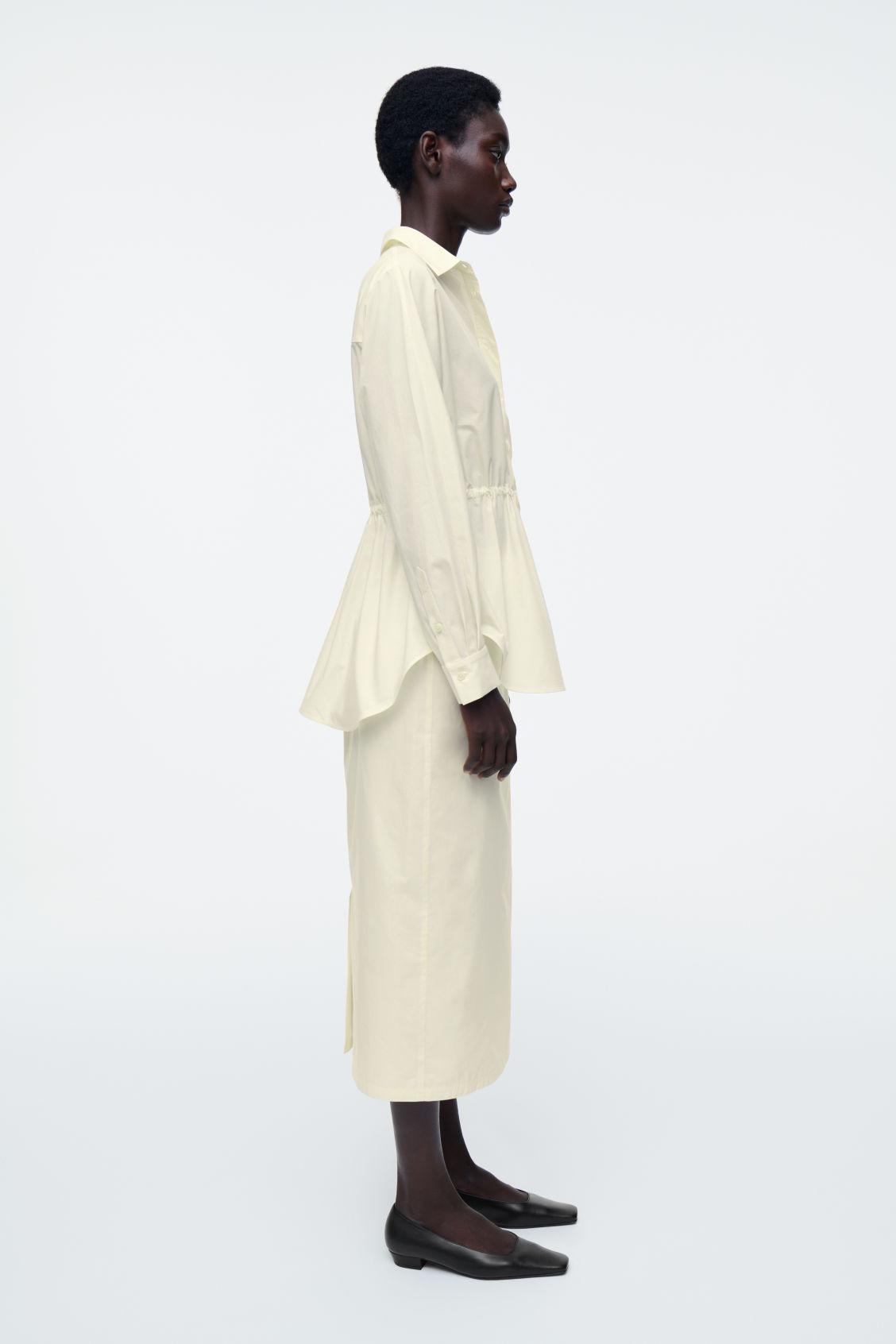 DRAWSTRING-WAIST SHIRT Product Image