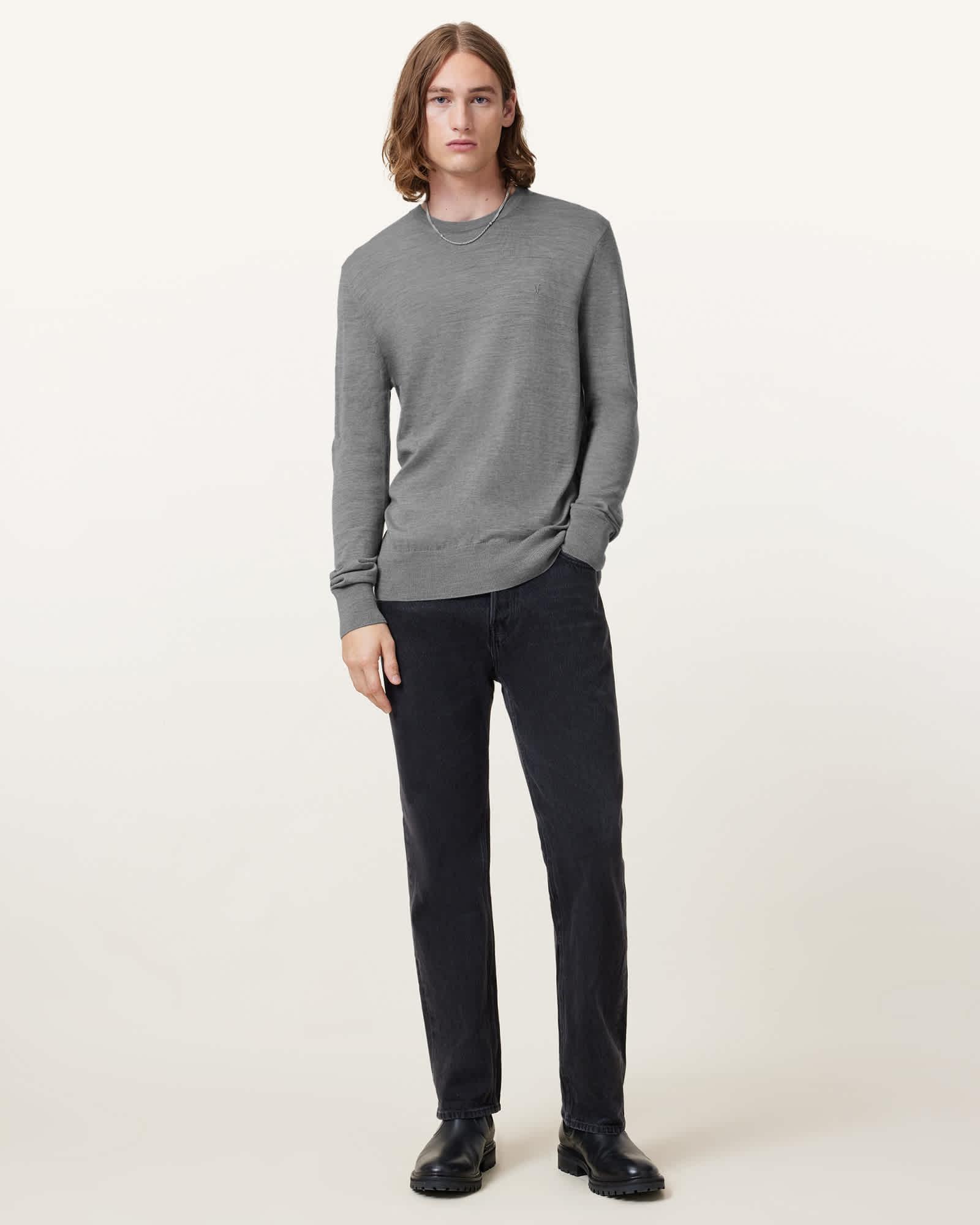 Mode Merino Crew Neck Ramskull Sweater Product Image