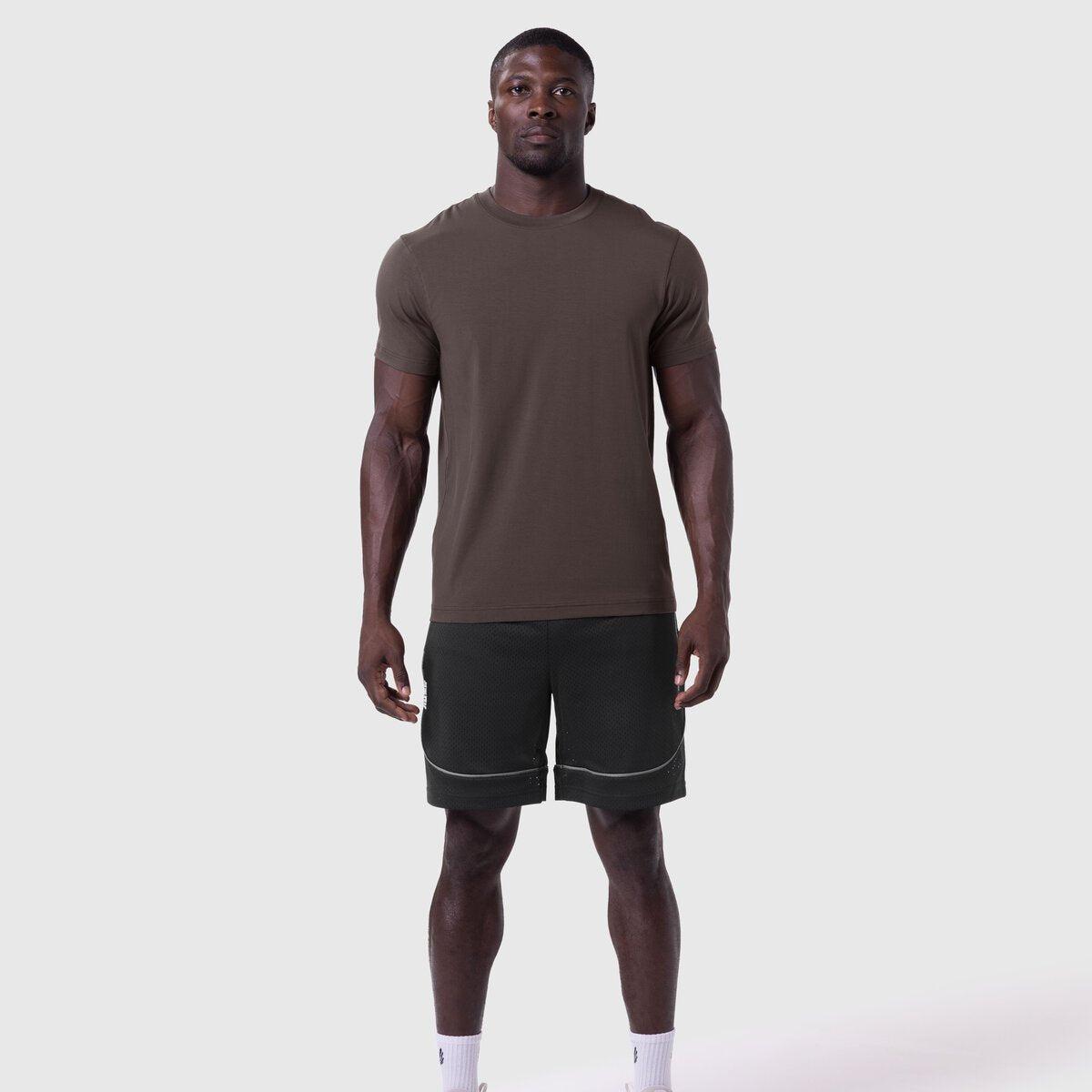 0923. Supima® Essential Tee - Dark Earth Product Image