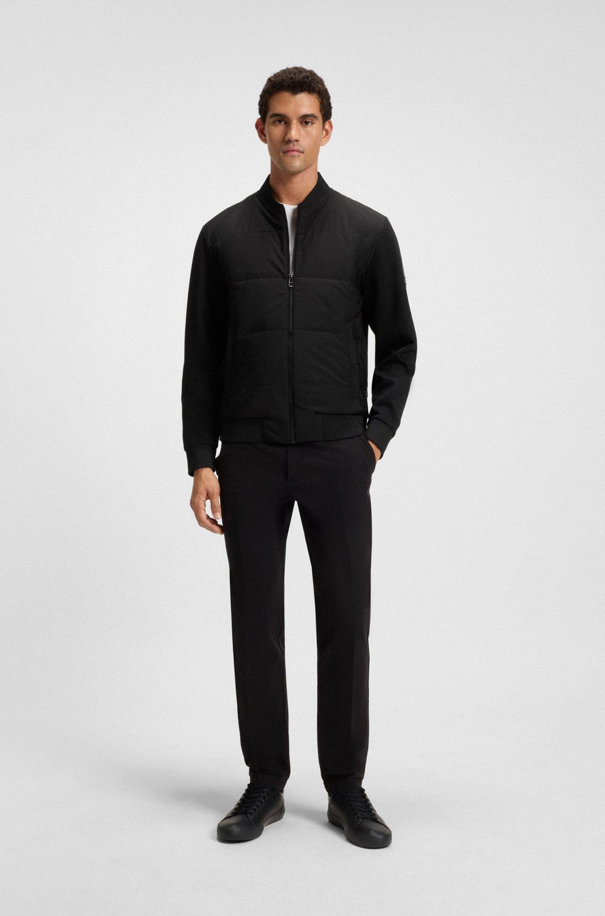 Zip-up sweatshirt with padded front Product Image