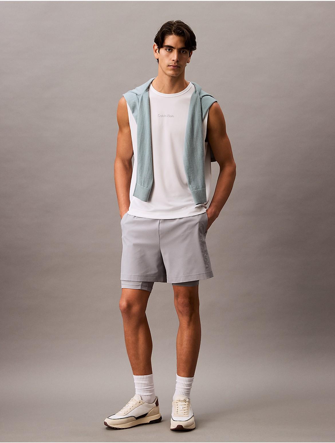 Calvin Klein Mens Modern Sport Layered Shorts Product Image