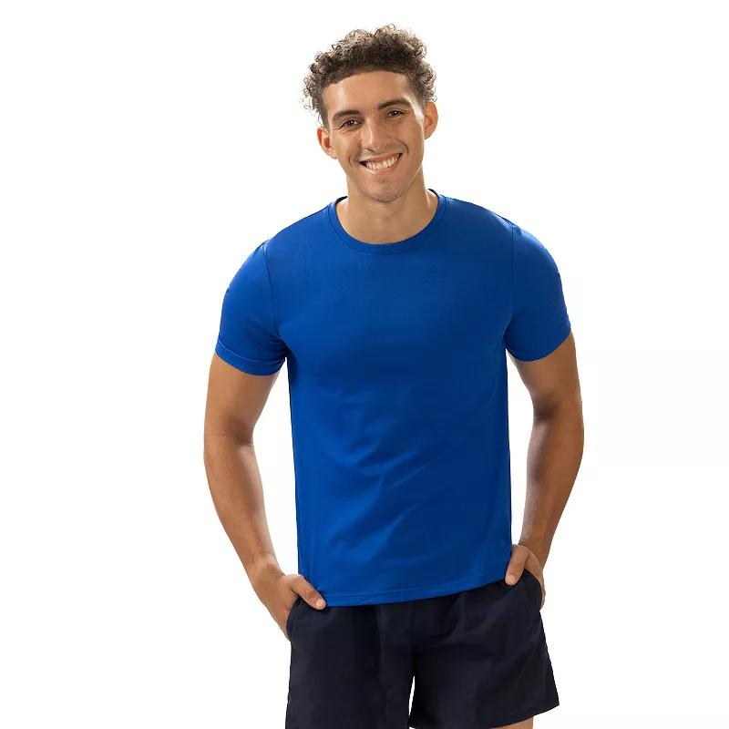 Dolfin Crewneck Short Sleeve Swim Rash Guard Shirt, Men's,  Product Image