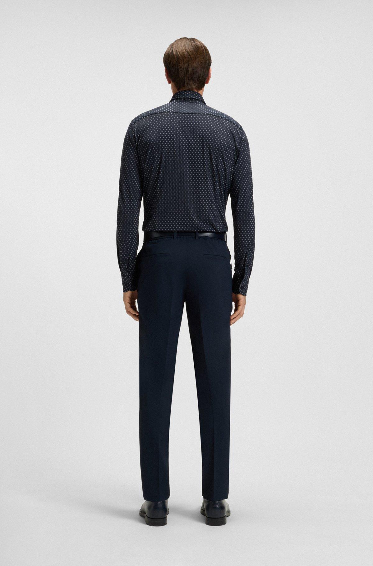 Slim-fit shirt in Italian-made performance-stretch fabric Product Image