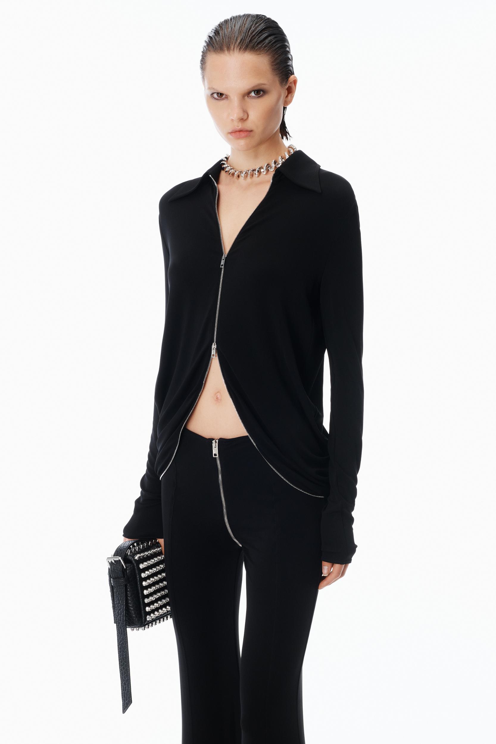 Mid-rise Zip Pant In Jersey Product Image