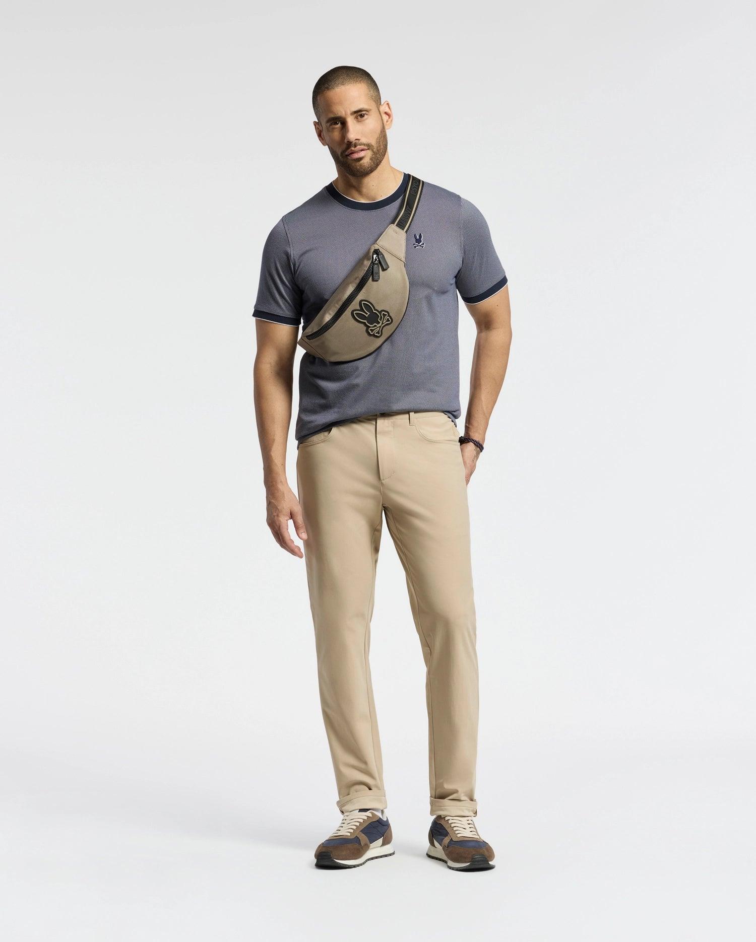 MENS MACKAY JACQUARD SIGNATURE TEE - B6U576F200 Male Product Image