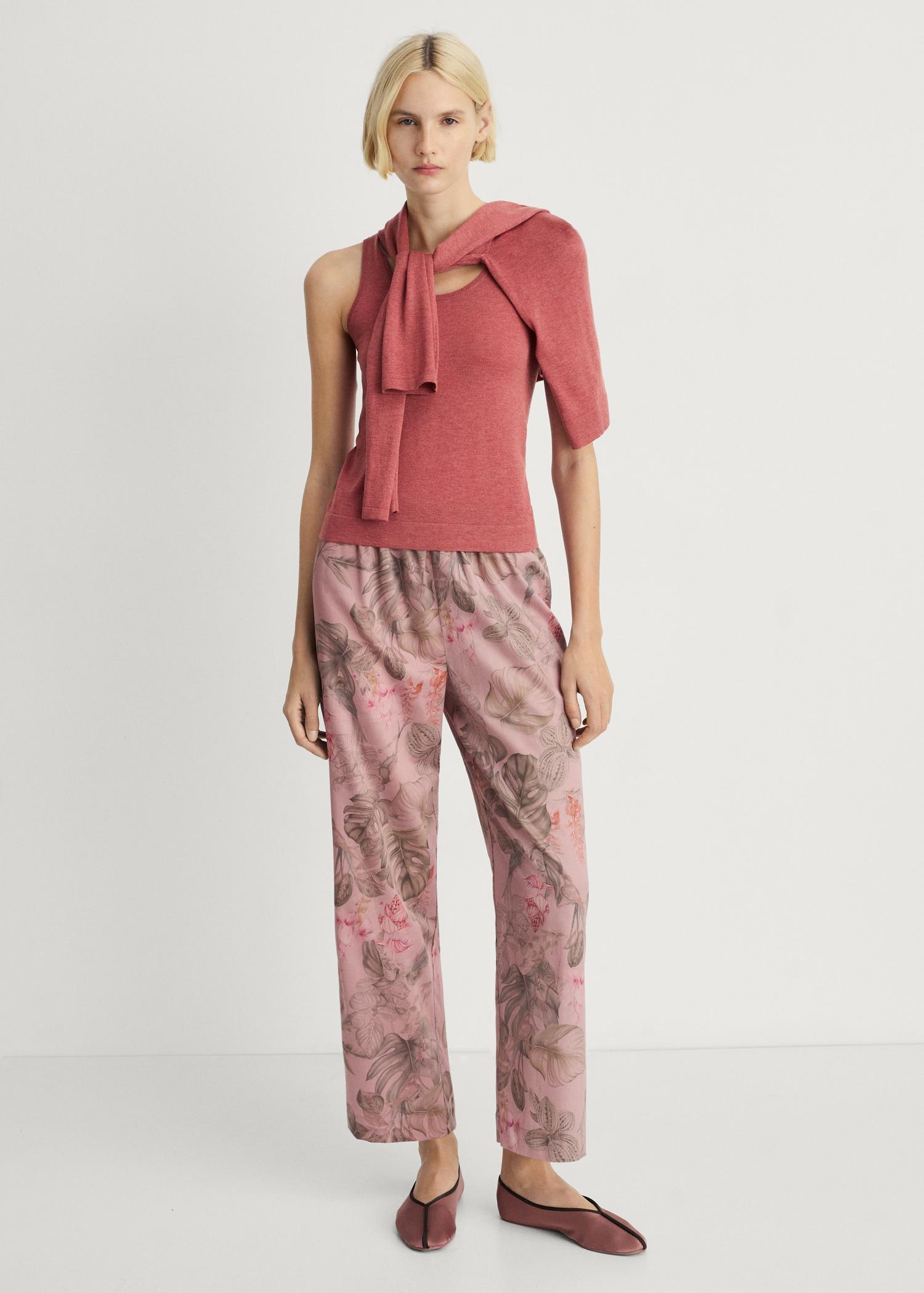 Rib-knit tank top - Women | MANGO USA Product Image