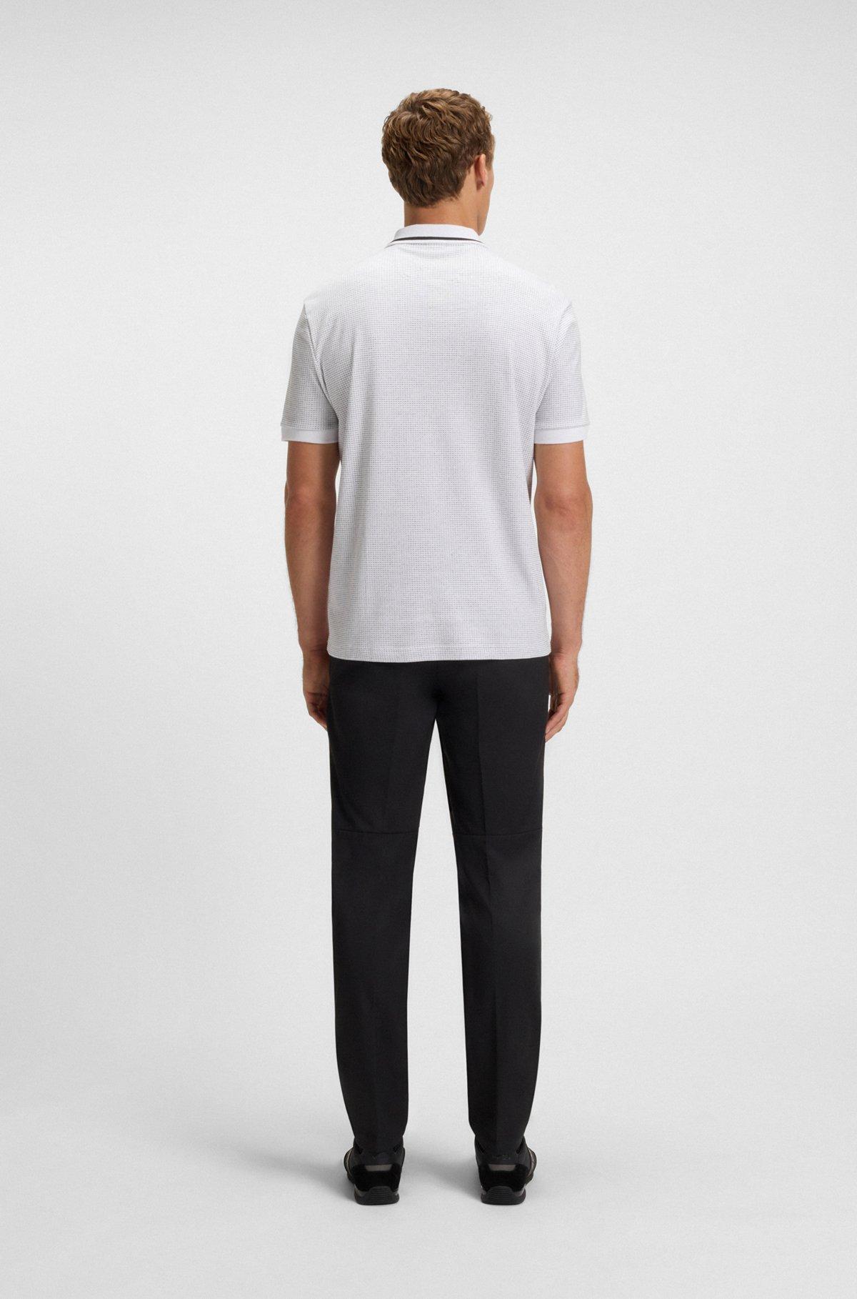 Paddy polo shirt in cotton jacquard Product Image