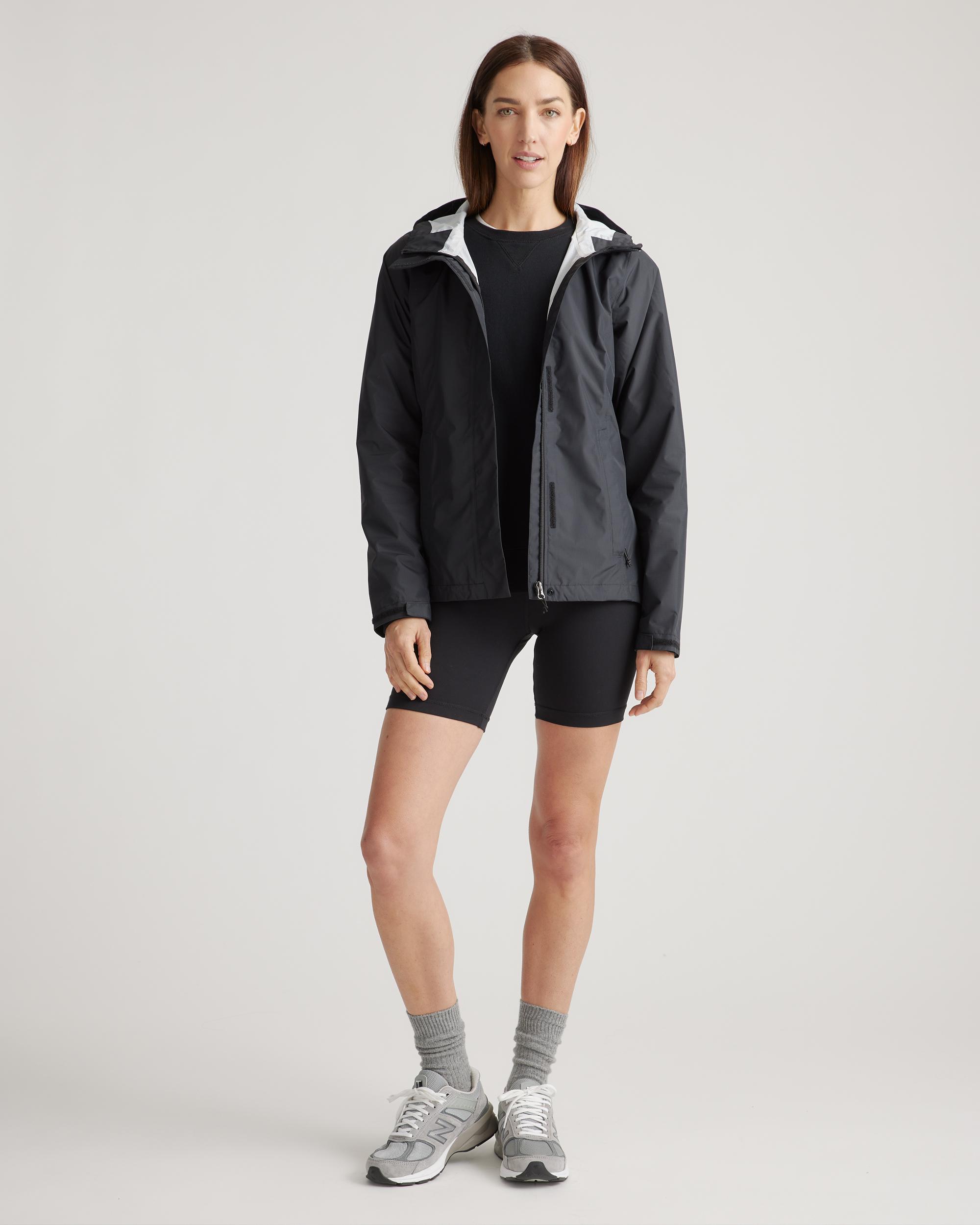 Quince | Women's Weatherproof Short Rain Shell Jacket Polyester/Recycled Polyester Blend Product Image