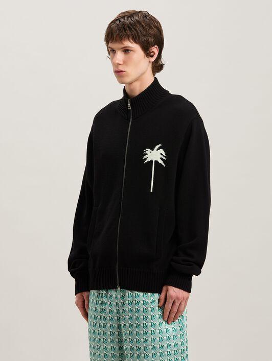 PALMS KNIT TRACK TOP OFF WHITE - GREY ME Product Image