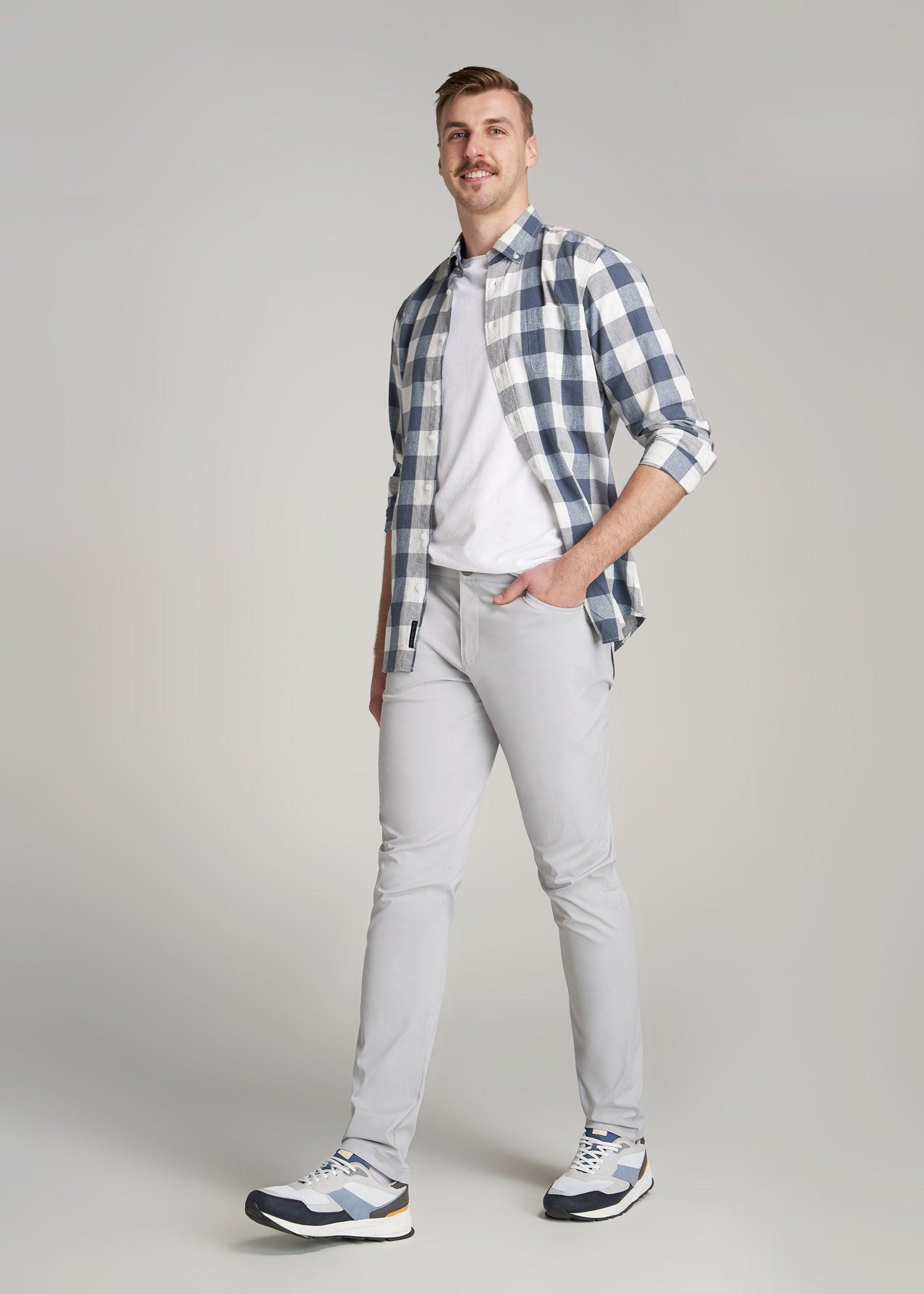 TAPERED-FIT Traveler Pants for Tall Men in Tan Male Product Image