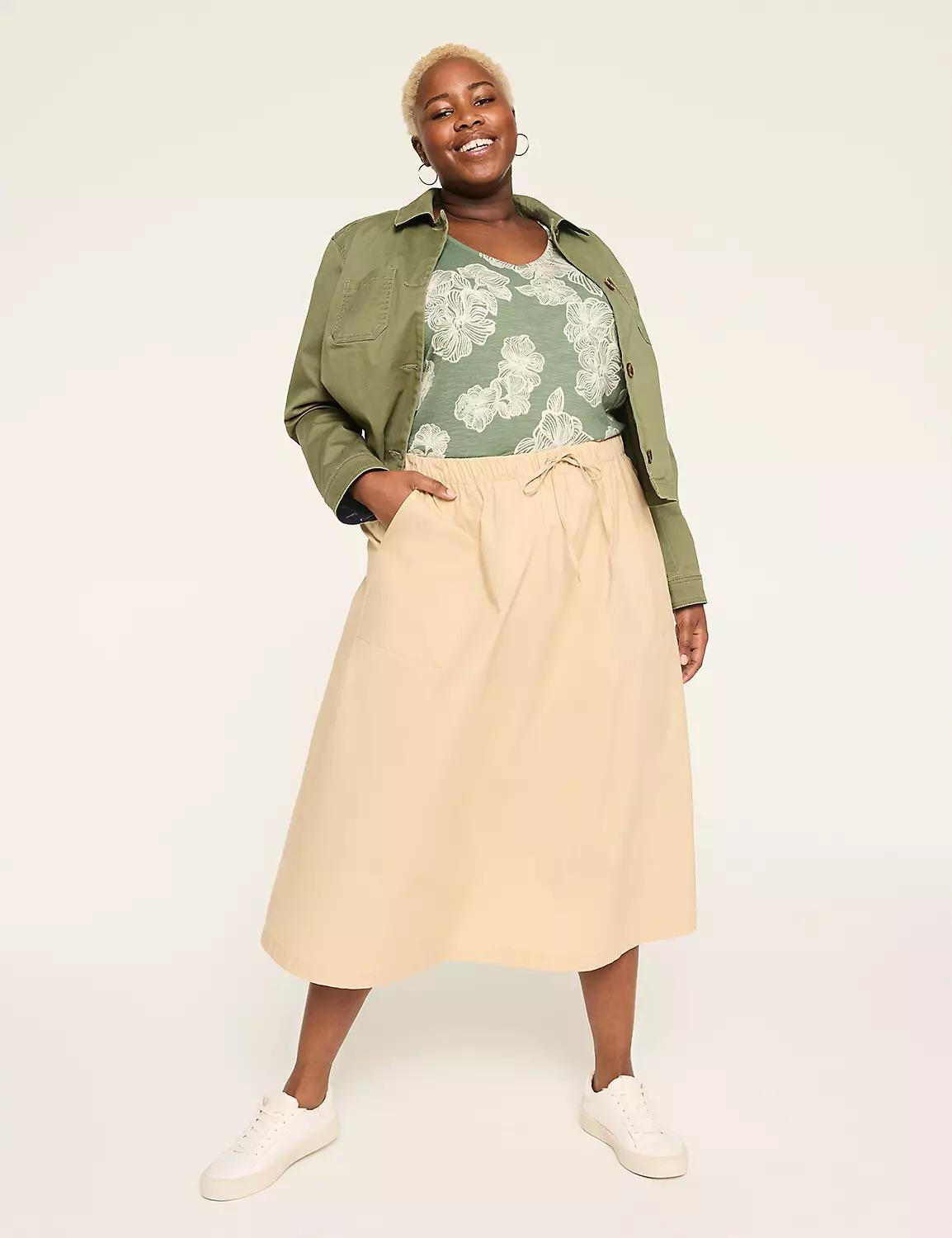 Smocked V-Neck Top Product Image