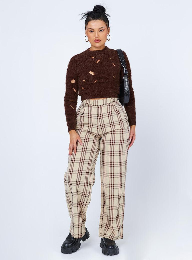 Astrella Sweater/Jumper Brown Product Image