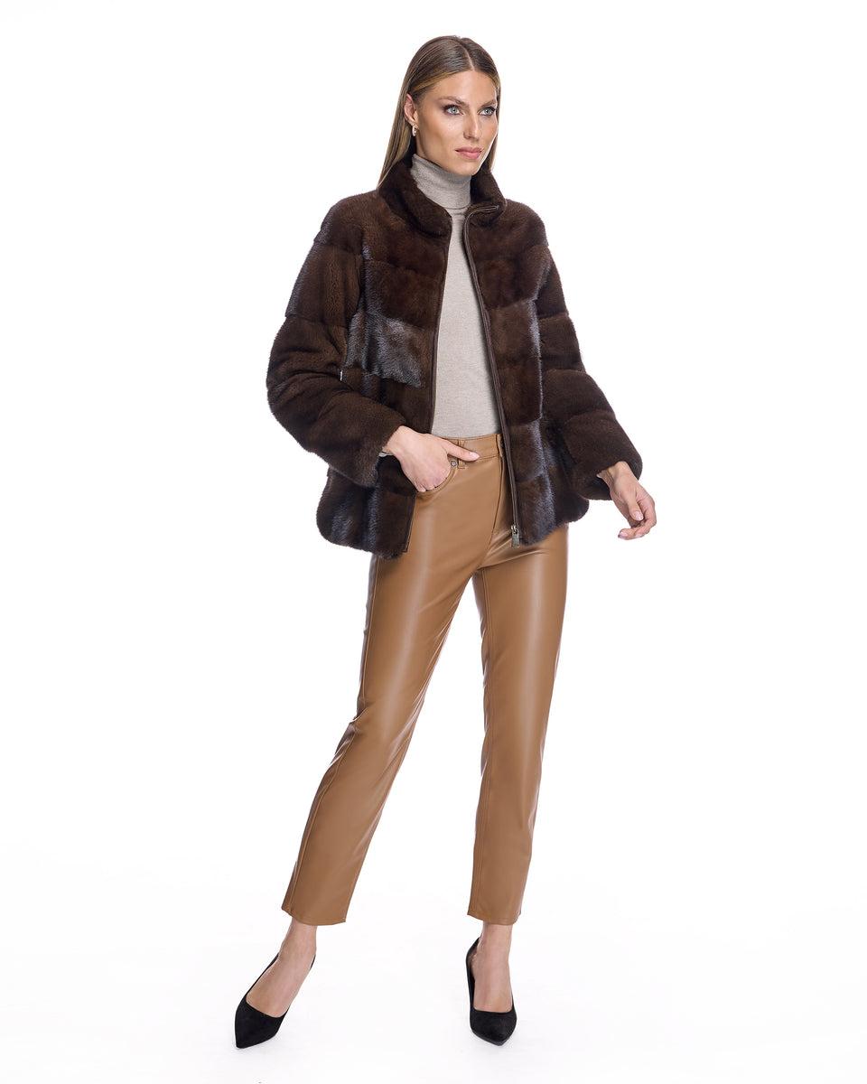 Horizontal Mink Jacket Product Image