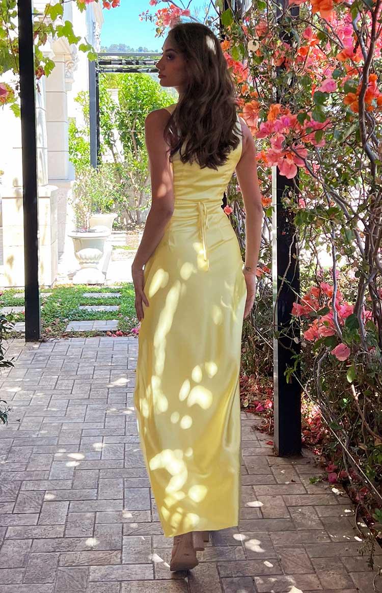 Genevieve Yellow Maxi Skirt Product Image