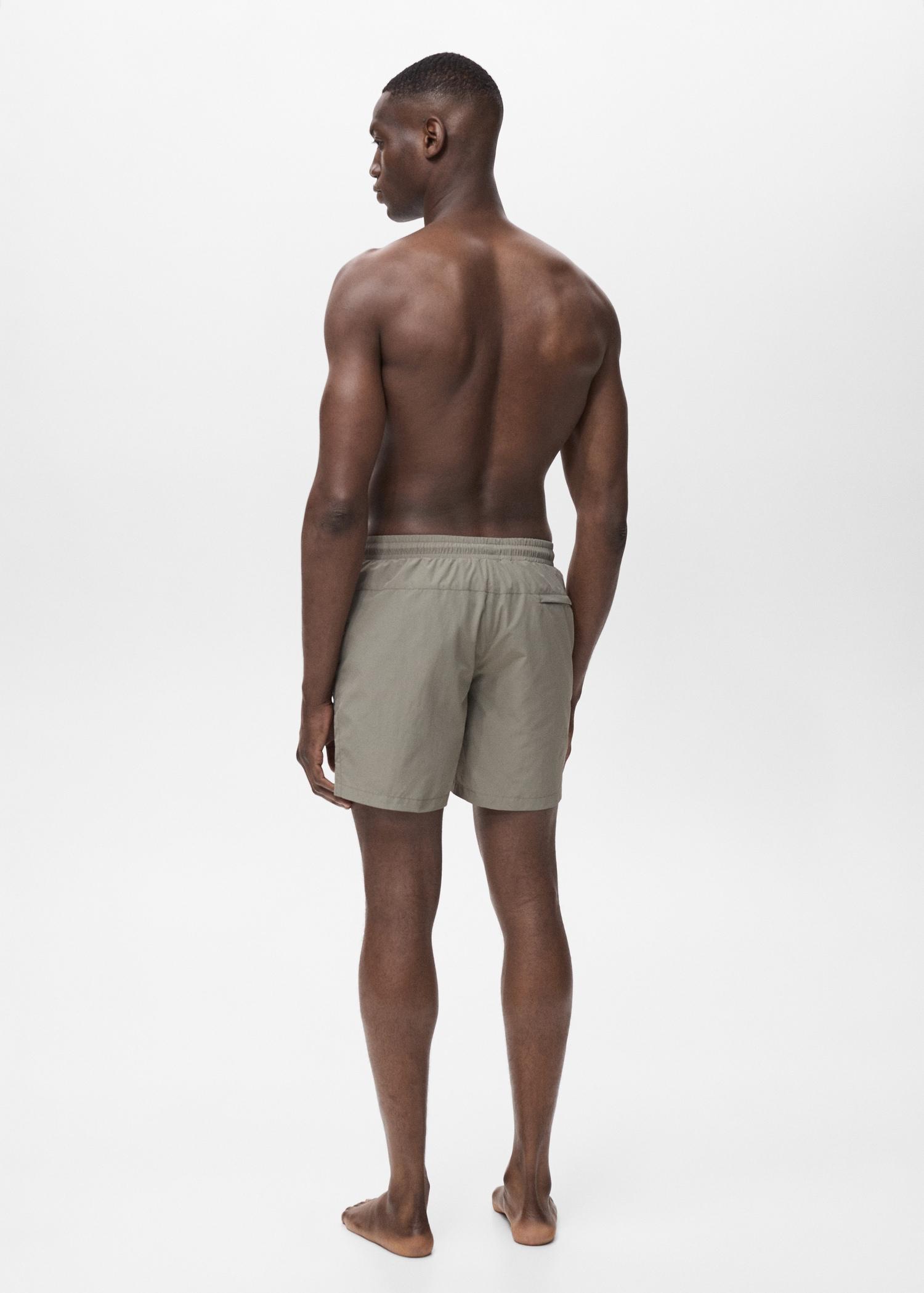 Swimsuit with zip pockets - Men | MANGO USA Product Image