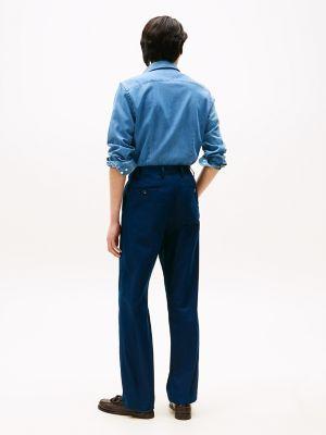 Cotton-Linen Blend Pleated Dress Pant Product Image