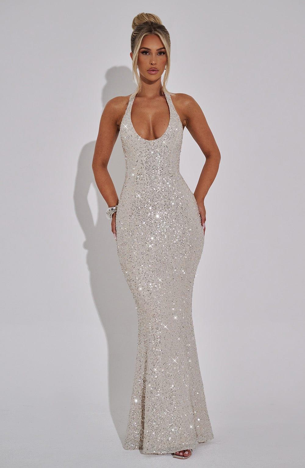 Odette Maxi Dress - Champagne Product Image