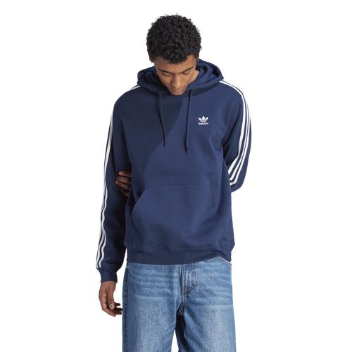 adidas Adicolor Classics 3-Stripes Hoodie Night Indigo L Mens Product Image