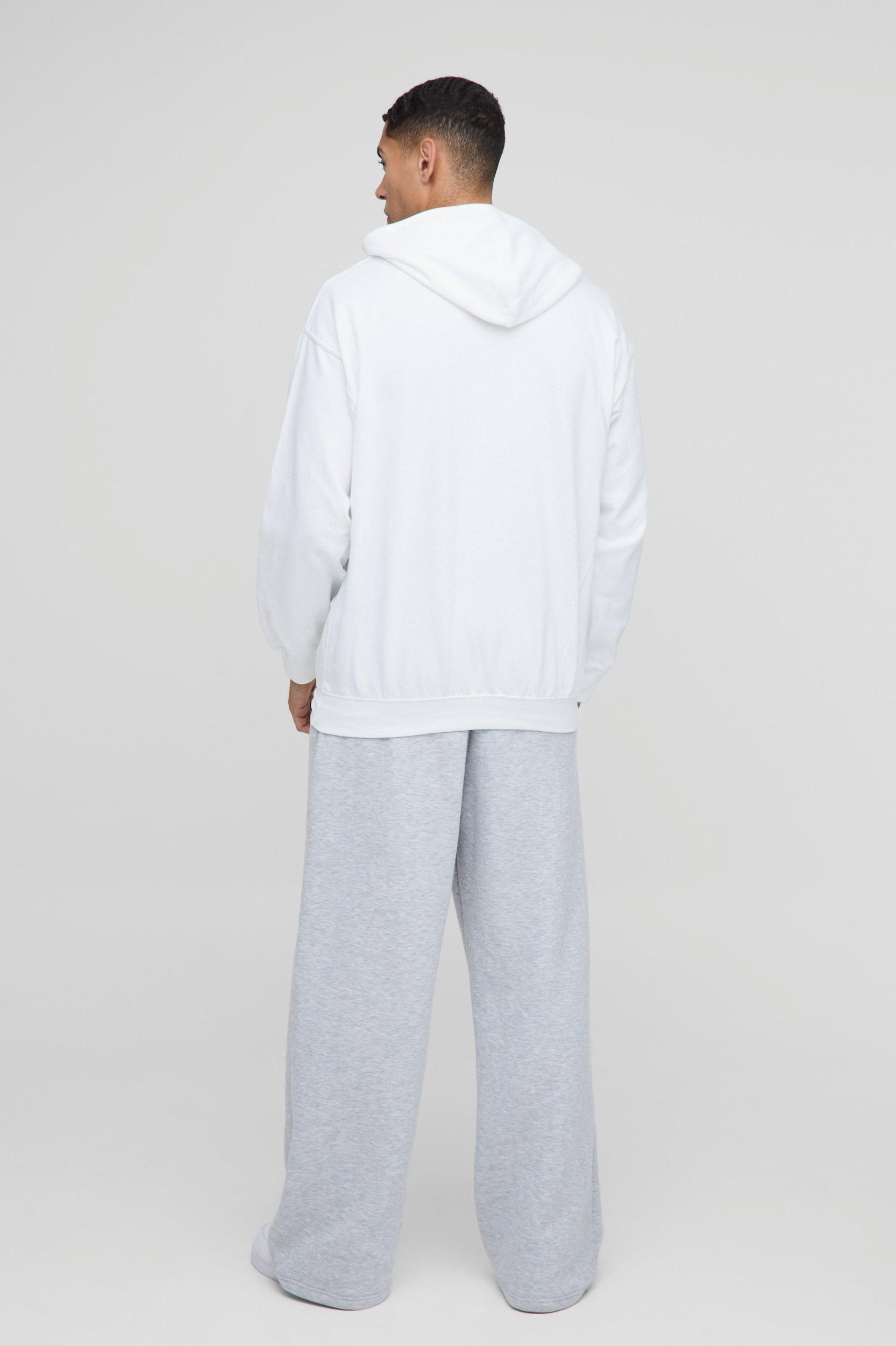 Oversized Boxy Heart Playing Cards Embroidered Hoodie | boohooMAN USA Product Image