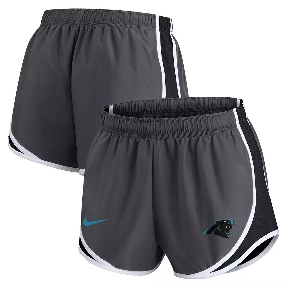 Women's Nike Charcoal Los Angeles Chargers Logo Performance Tempo Shorts,  Product Image