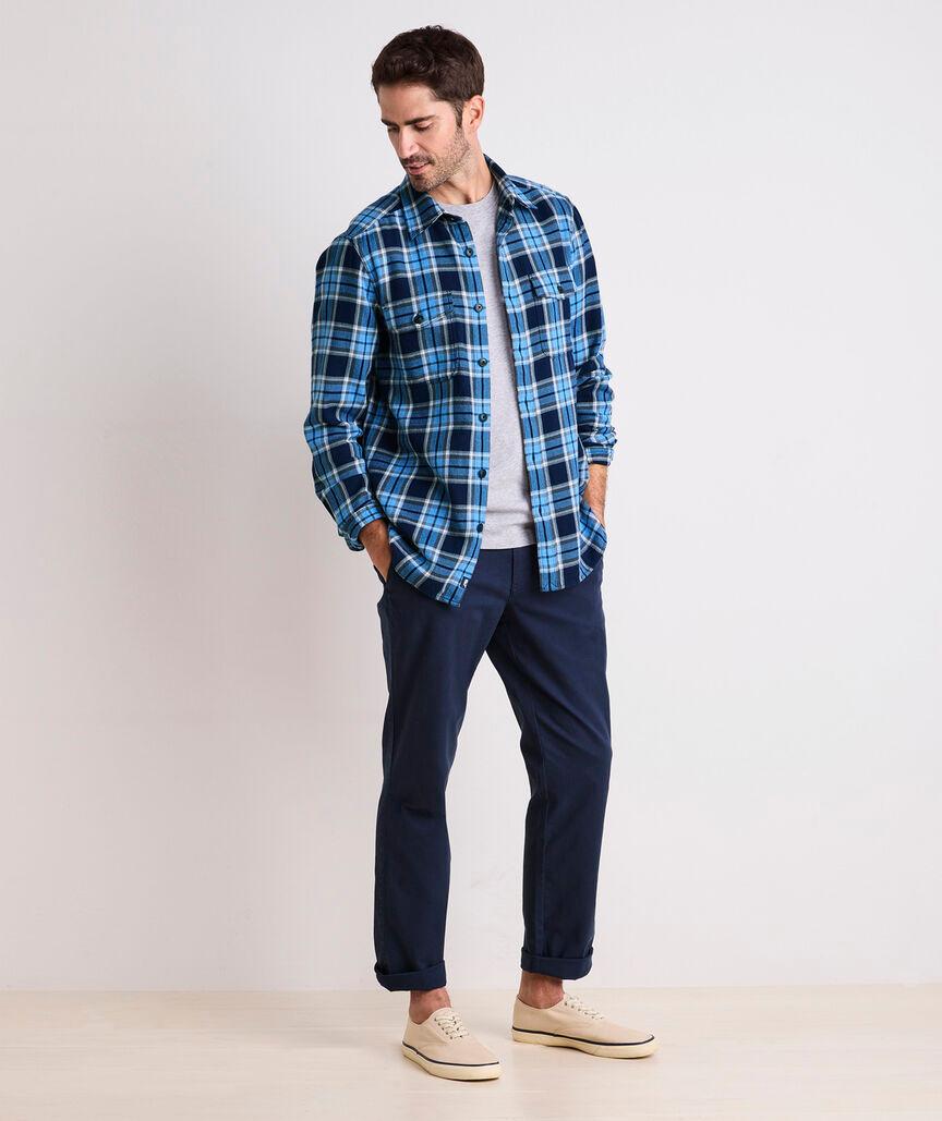 Cutwater Plaid Twill Utility Shirt Product Image