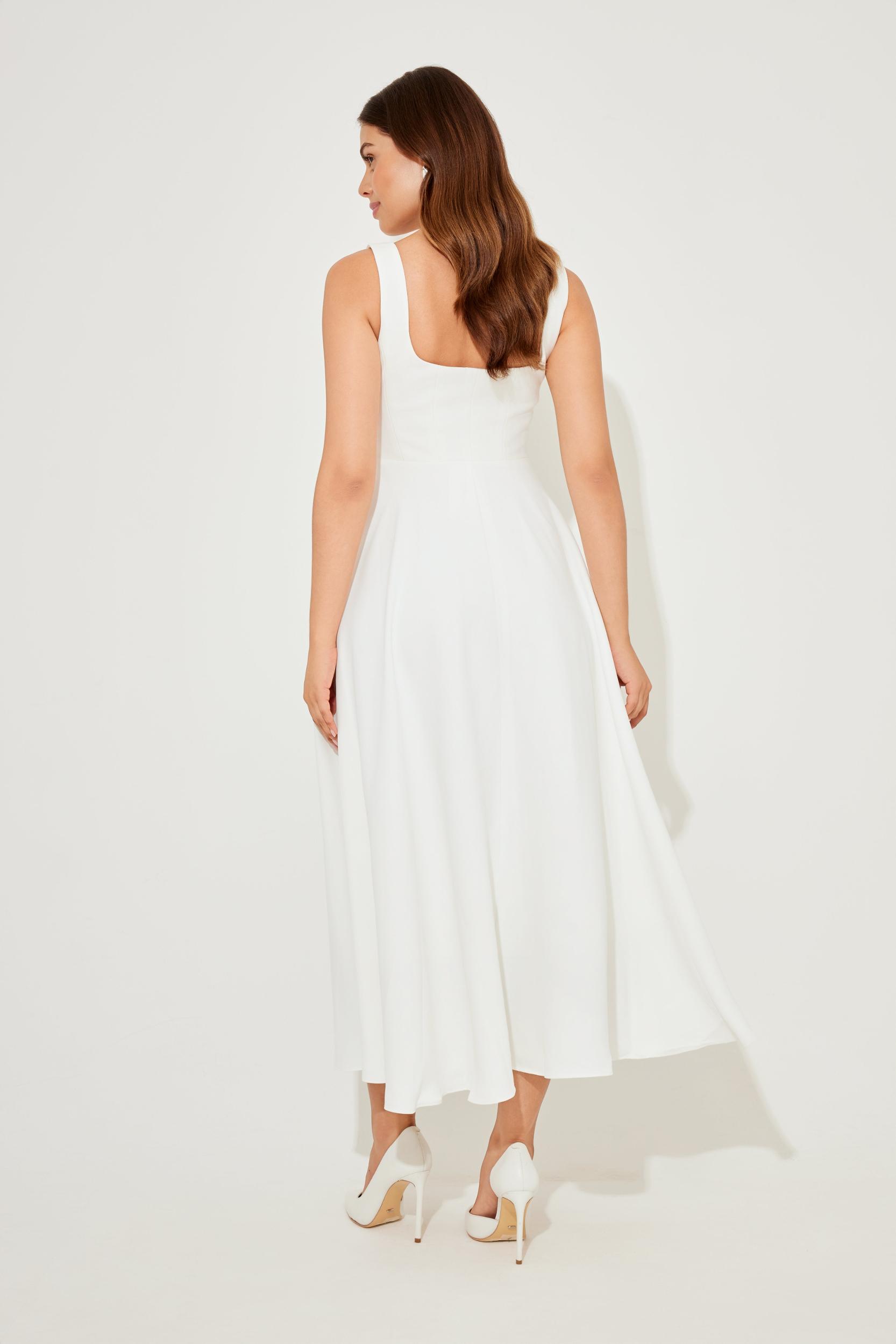 Square Neck Midi Dress Product Image