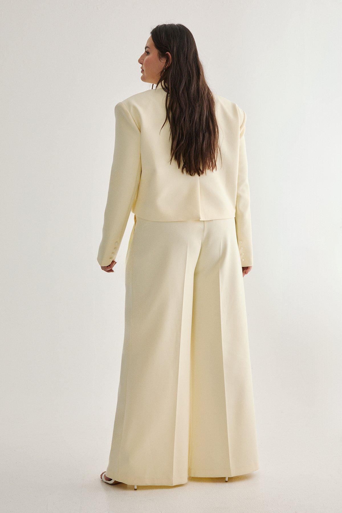 Plus Premium Tailored Wide Leg Trouser Product Image