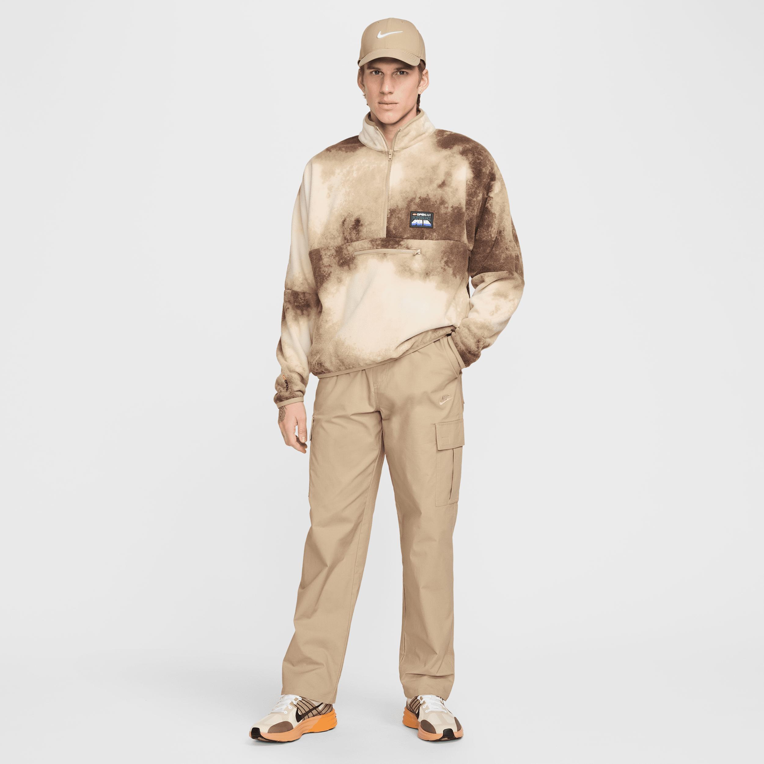 Nike Mens Club 1/2-Zip Pullover Long-Sleeve Top | HV4628-247 Product Image