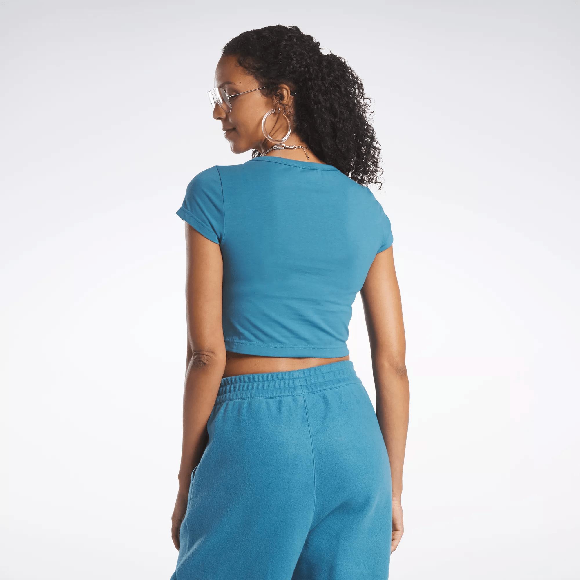 Women's Reebok Classics Cropped Jersey T-Shirt Female Product Image