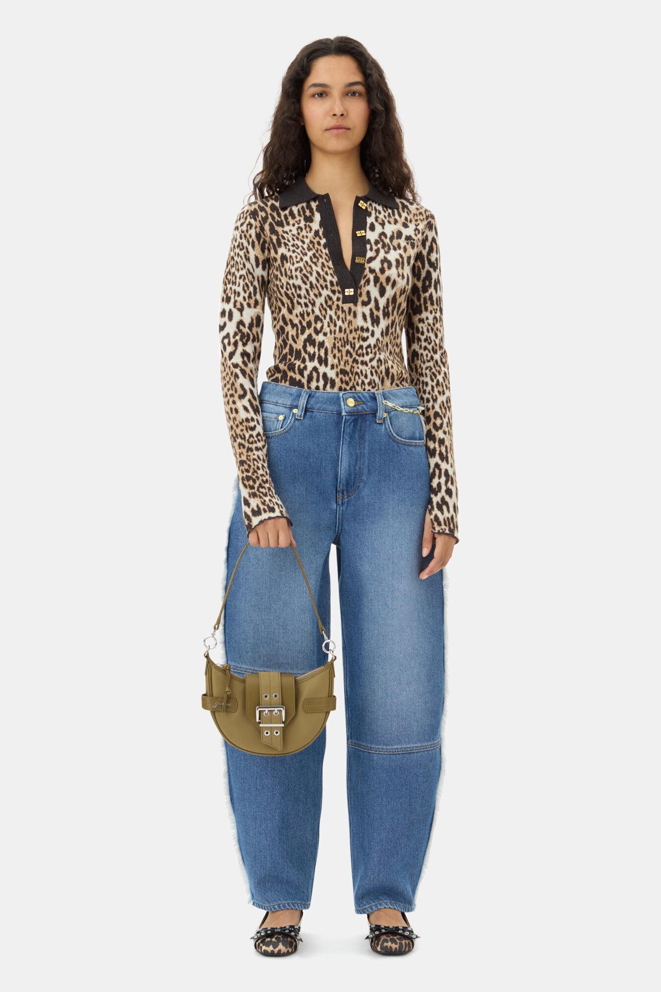 Olive Green Small Bucky Crossbody Bag Product Image