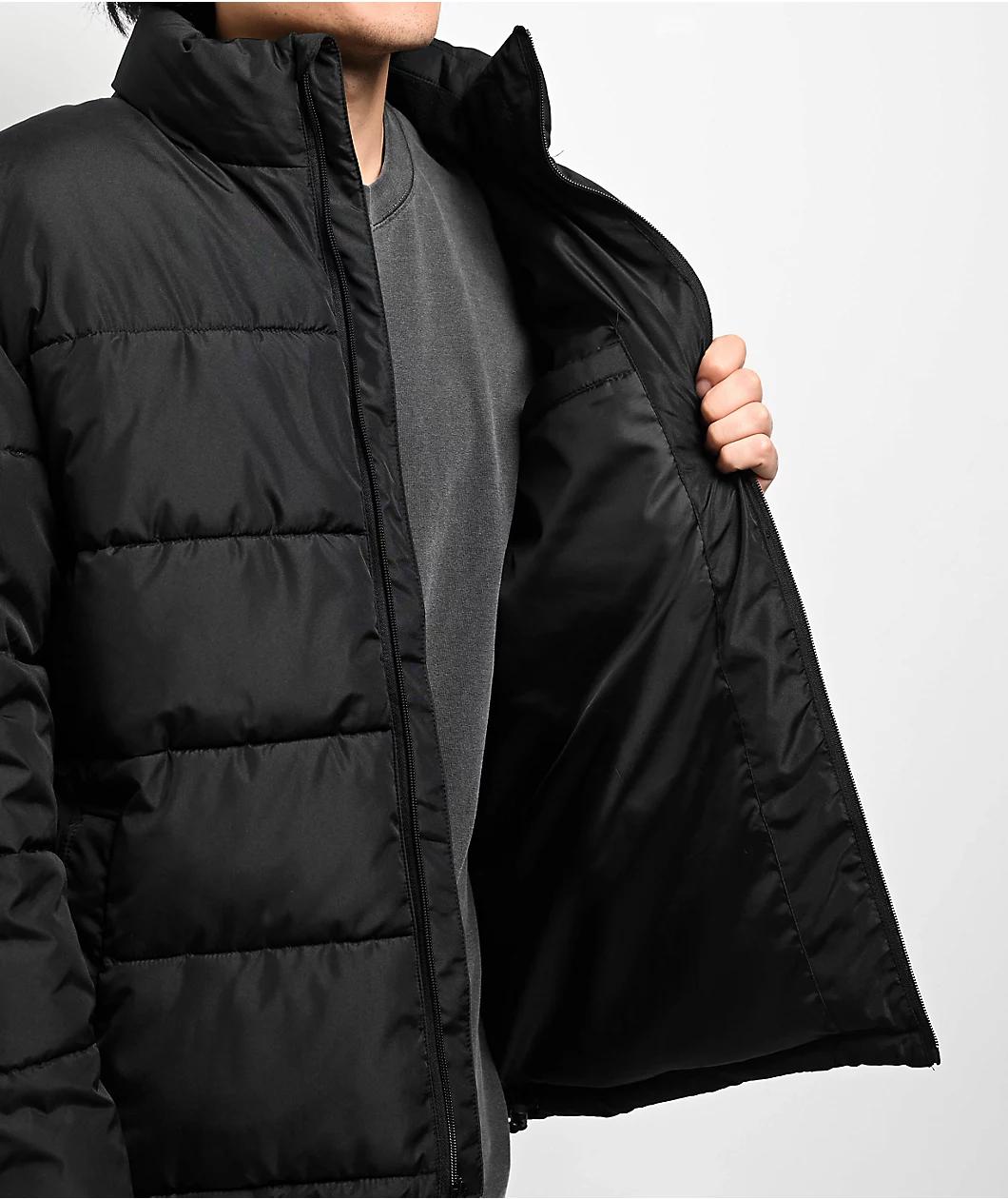 Broken Promises Pain Fades Black Puffer Jacket Product Image