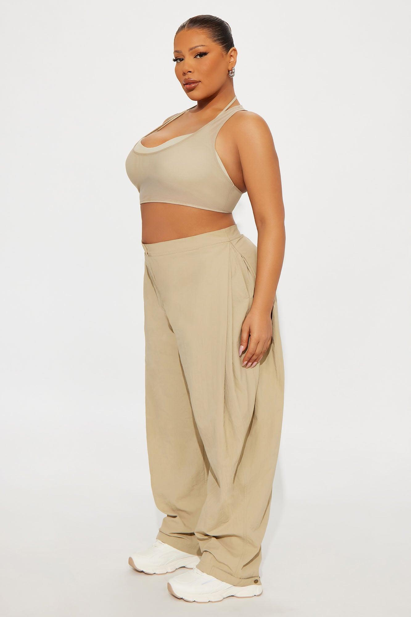 Power Mesh Racerback Bra Top - Stone Female Product Image