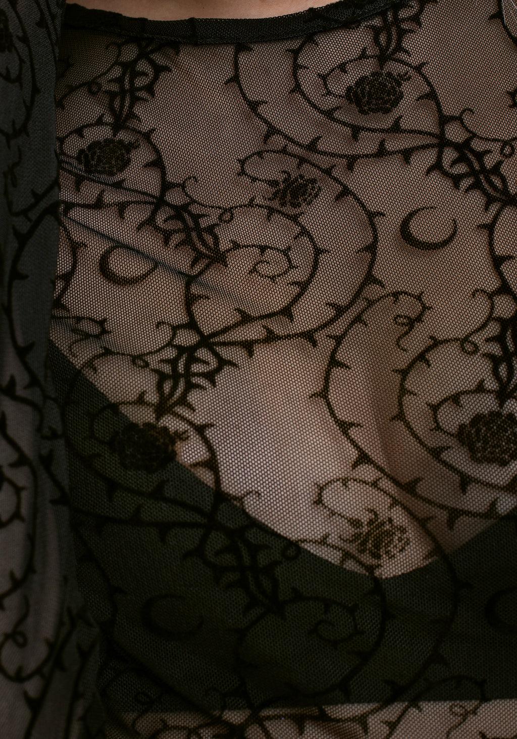 Thorns Mesh Top Product Image