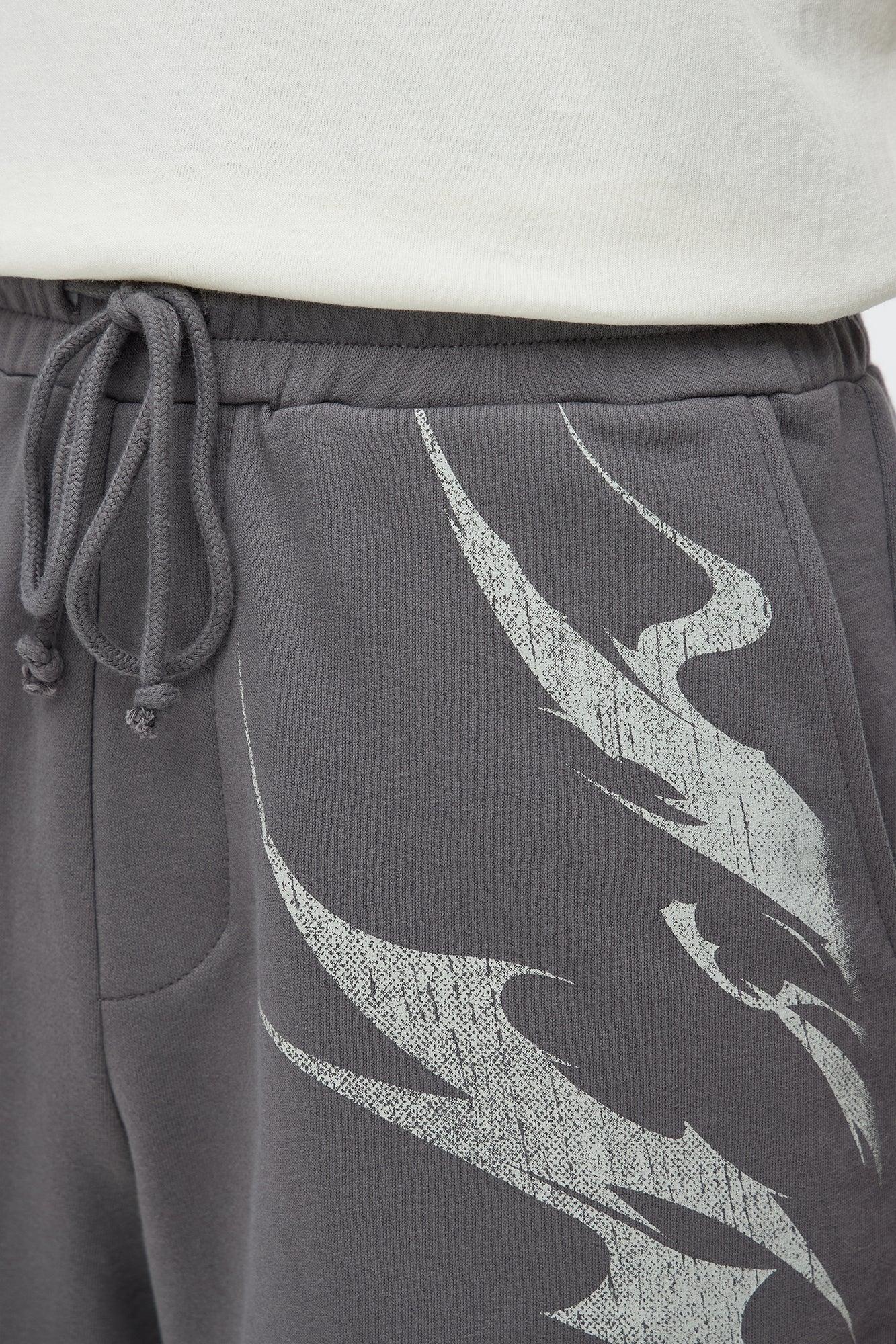 Mastermind Baggy Sweatshort - Grey Male Product Image