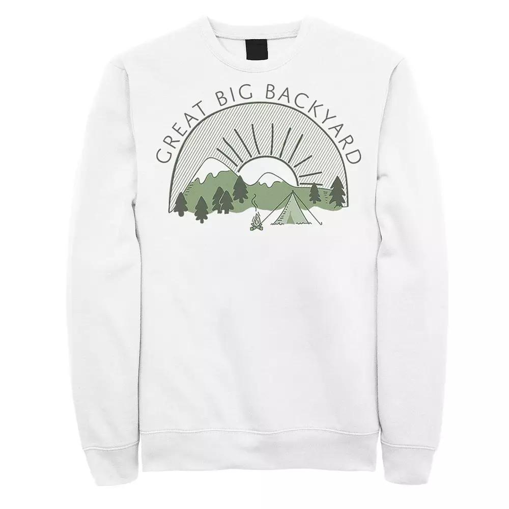 Men's Great Big Backyard Camping Sweatshirt,  Product Image