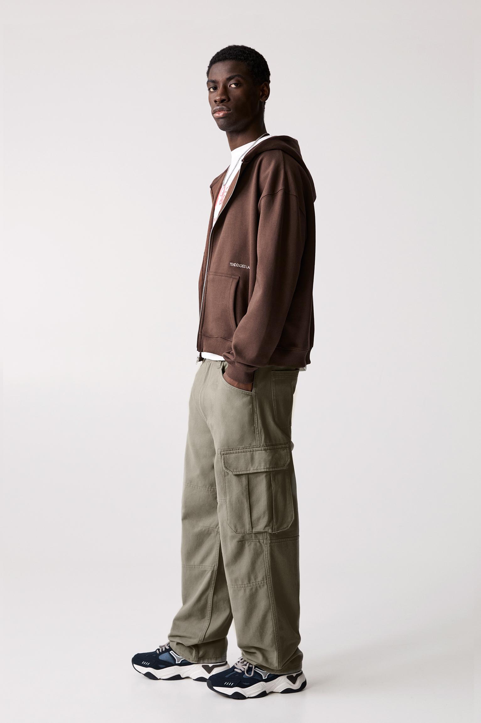 Cargo pants with seams Product Image